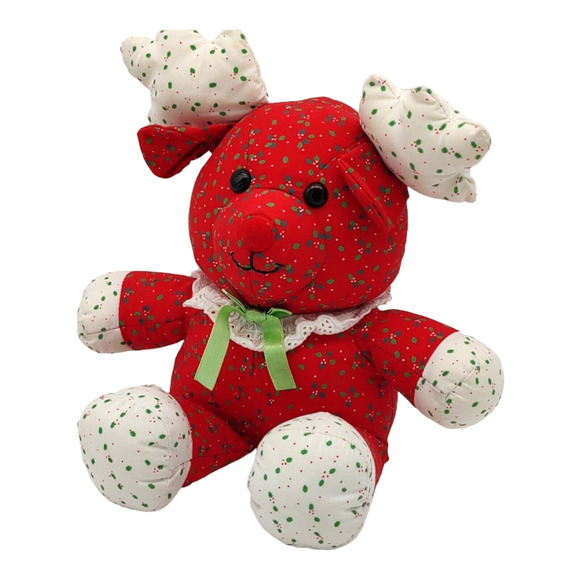 Dakin 1988 Collectible Plush Stuffed Toy Reindeer Vintage Holiday Christmas Bear - Picture 12 of 12
